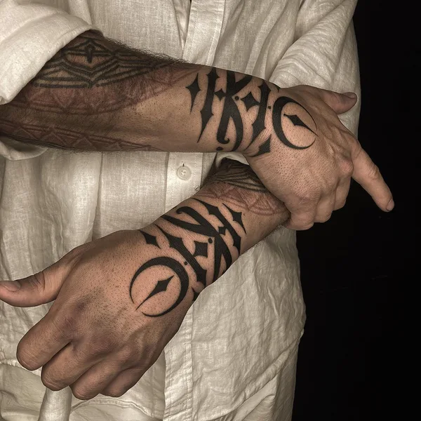 Ornamental tattoo by gaya_tree_ in Kuta