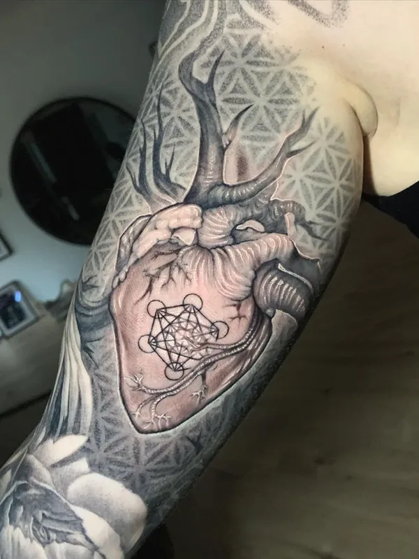 black and grey realism 타투 부위 full sleeve #64425 | 타투이스트 Abián LaMotta