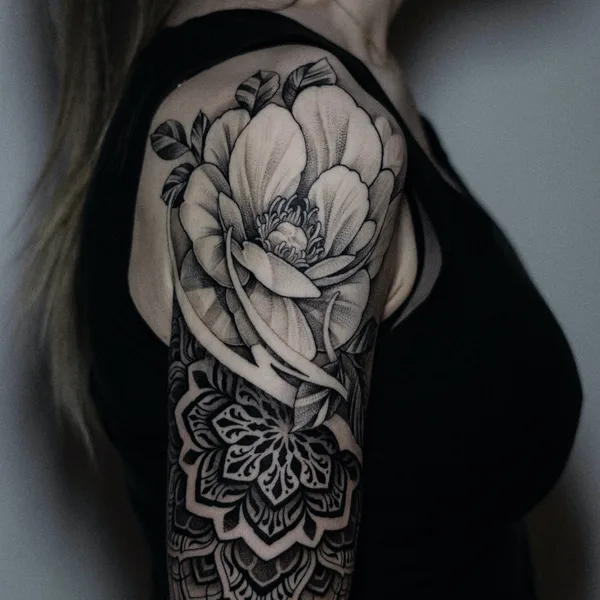 Ornamental tattoo by Alex White in Olsztyn