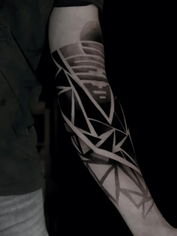 female black ornamental tattoo on forearm #64440 | Tattoo Artist Alex White