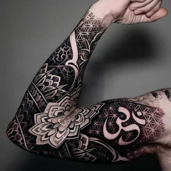 Ornamental tattoo by Alex White in Olsztyn