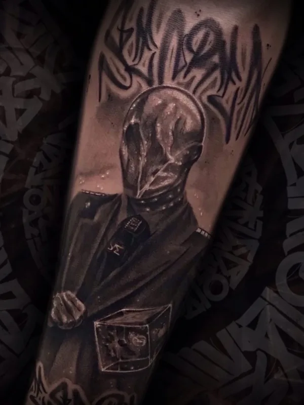 black and grey black and grey Tatuagem em forearm #53040 | Tatuador ALEXEY SVIRIDENKO 