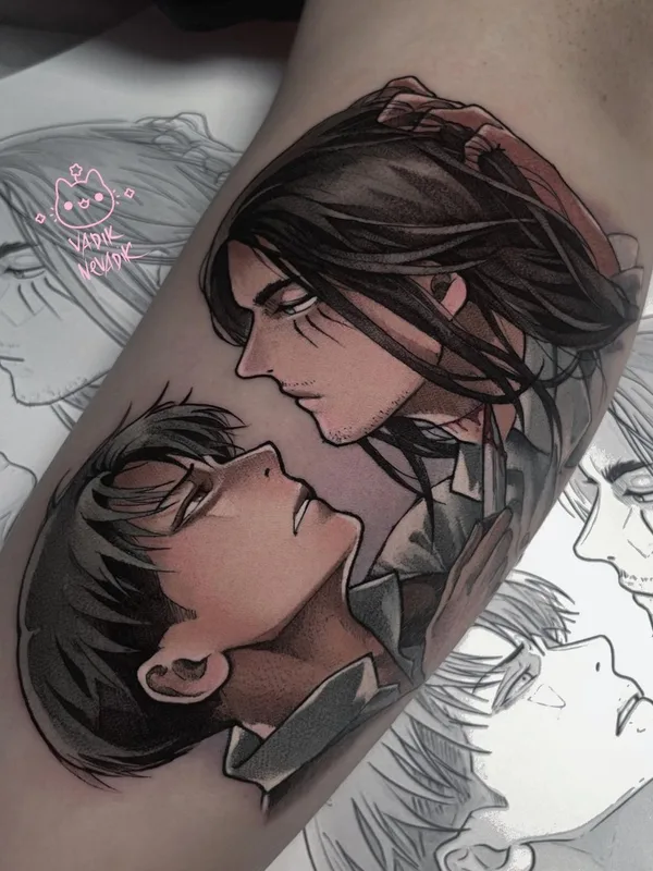 color anime 타투 부위 forearm #53703 | 타투이스트 Vadik Nevadik