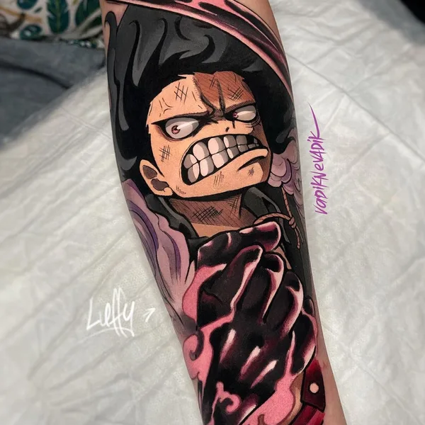 Аниме tattoo by Vadik Nevadik in Москва