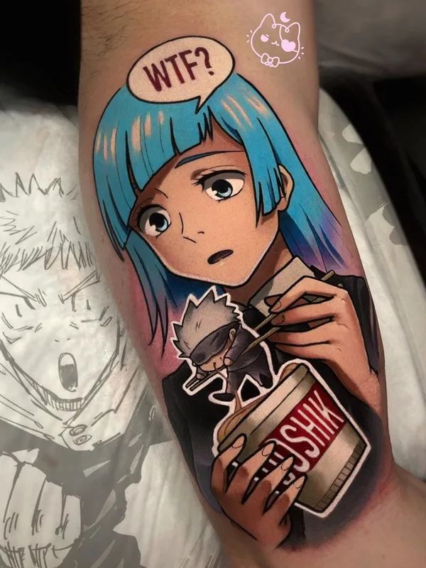 color anime 타투 부위 forearm #53700 | 타투이스트 Vadik Nevadik