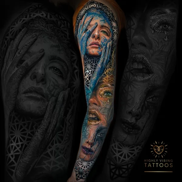 Color tattoo by Daniel Armitage in Calgary