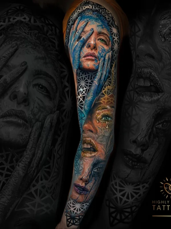 Color tattoo by Daniel Armitage in Calgary
