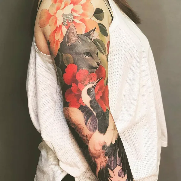 Авторская tattoo by Kubrick Ho in Taipei