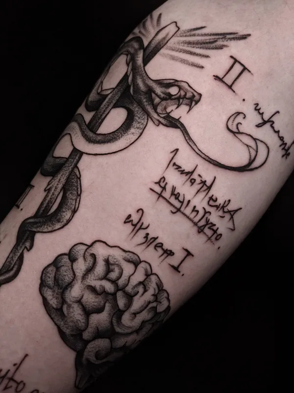black and grey black and grey татуировка на forearm #69628 | Тату мастер Сергей SEARAGE Тоневицкий
