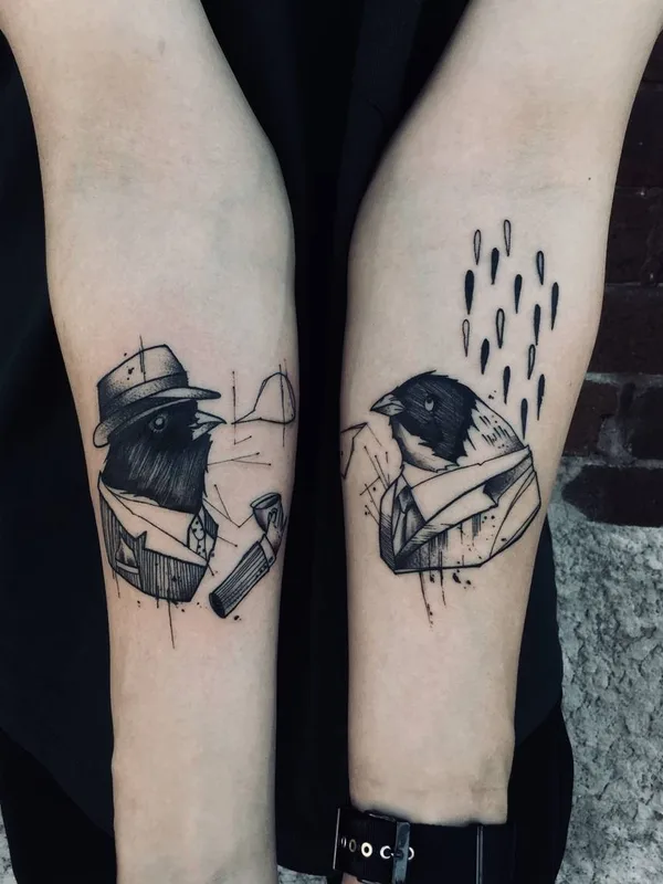 Watercolor tattoo by Filip Fabian in Praha