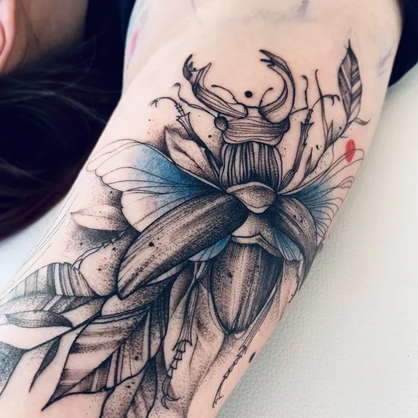 Watercolor tattoo by Filip Fabian in Praha