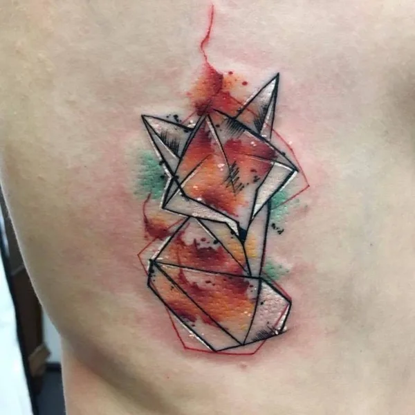 Watercolor tattoo by Filip Fabian in Praha