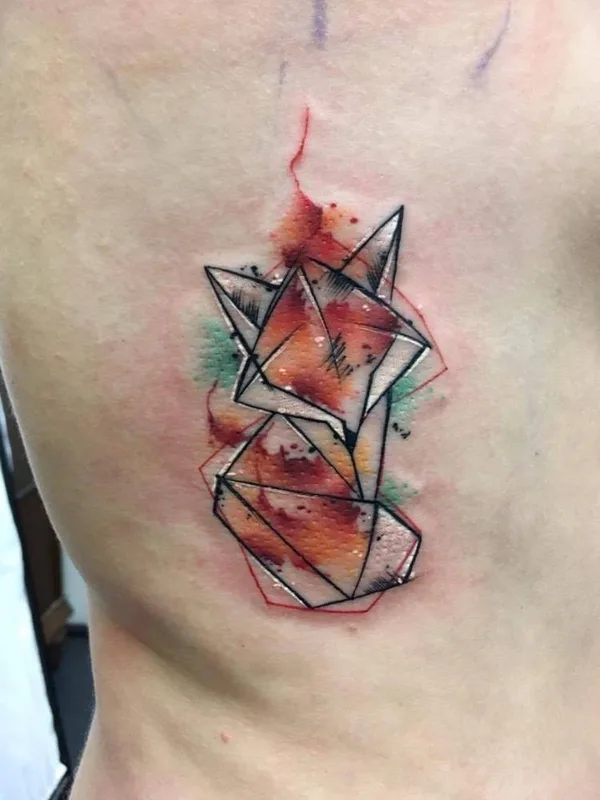 Watercolor tattoo by Filip Fabian in Praha