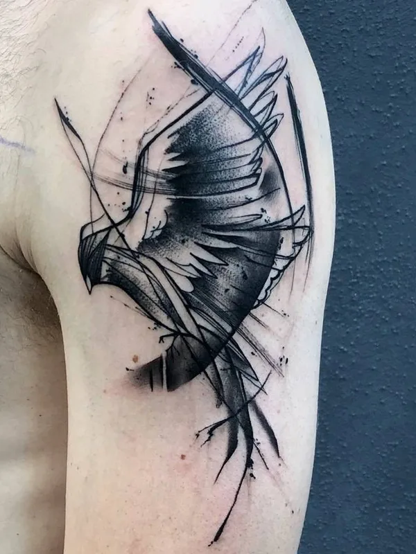 Watercolor tattoo by Filip Fabian in Praha