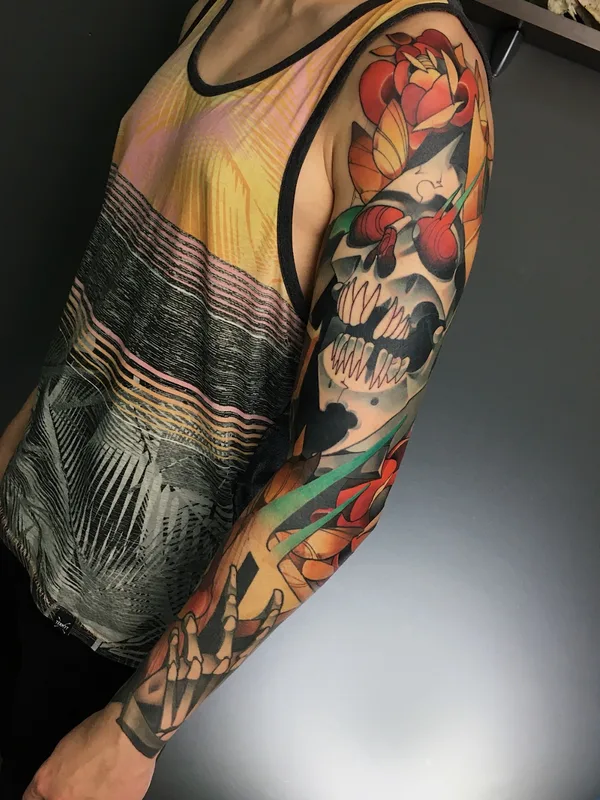 Нео традиционная tattoo by Александр Акулов in Helsinki