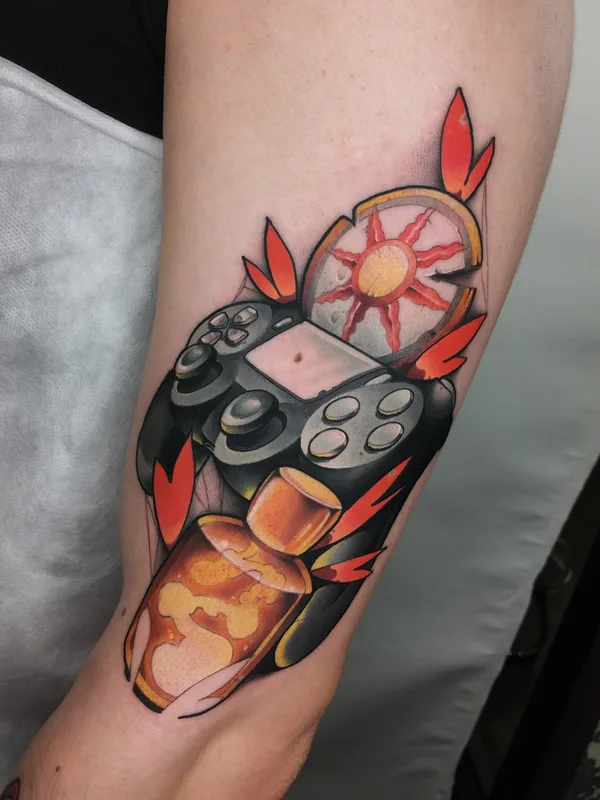 Нео традиционная tattoo by Александр Акулов in Helsinki