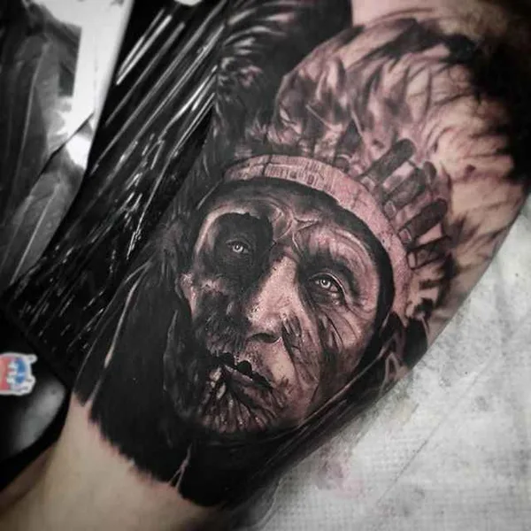 Realism tattoo by Karl van der Linden in Napier