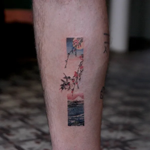 Feminine tattoo by Sodam in Seoul