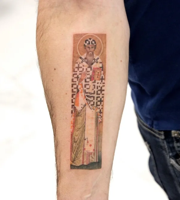 male color illustrative tatuaje en forearm #58880 | Tatuador Sodam