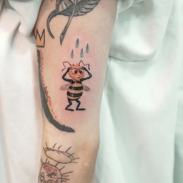 Feminine tattoo by Sodam in Seoul