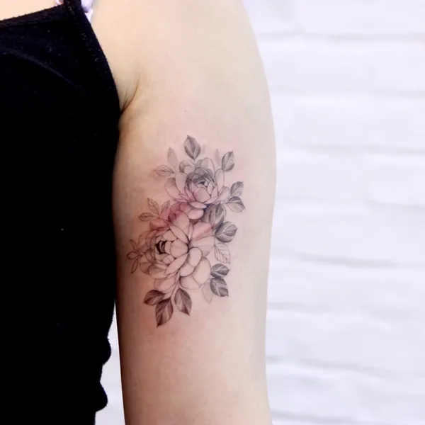 Feminine tattoo by Sodam in Seoul