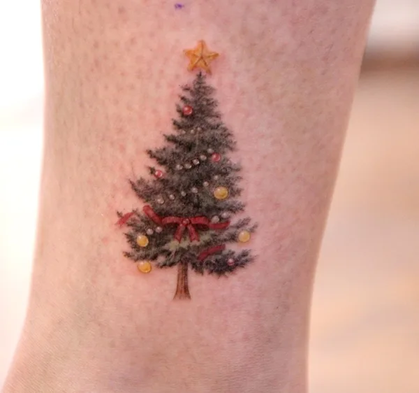 color illustrative tatuaje en calf #58883 | Tatuador Sodam