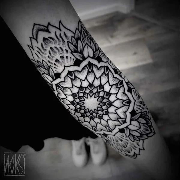 Ornamental tattoo by Noksi in Bordeaux