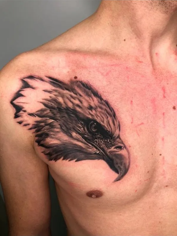 male black and grey realism 타투 부위 chest #32887 | 타투이스트 Анатолий Громов