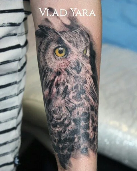 black and grey realism татуировка на forearm #37826 | Тату мастер Влад Яра