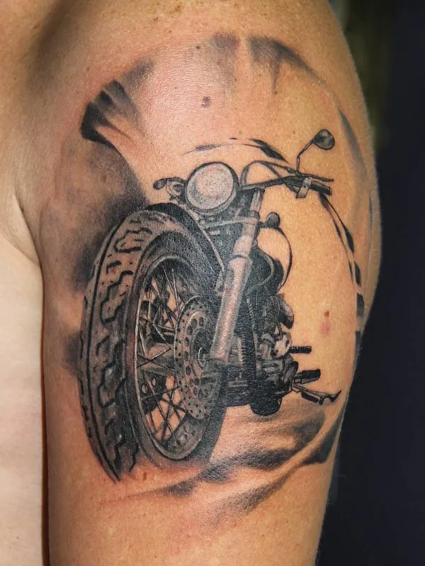 male black and grey realism татуировка на shoulder #37830 | Тату мастер Влад Яра