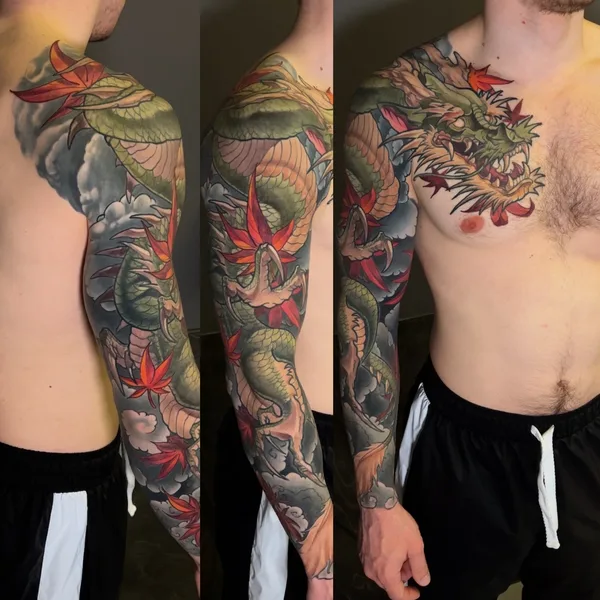 Anime tattoo by Maks Vorobei  in Краснодар