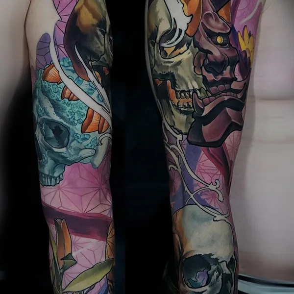 Anime tattoo by Maks Vorobei  in Краснодар