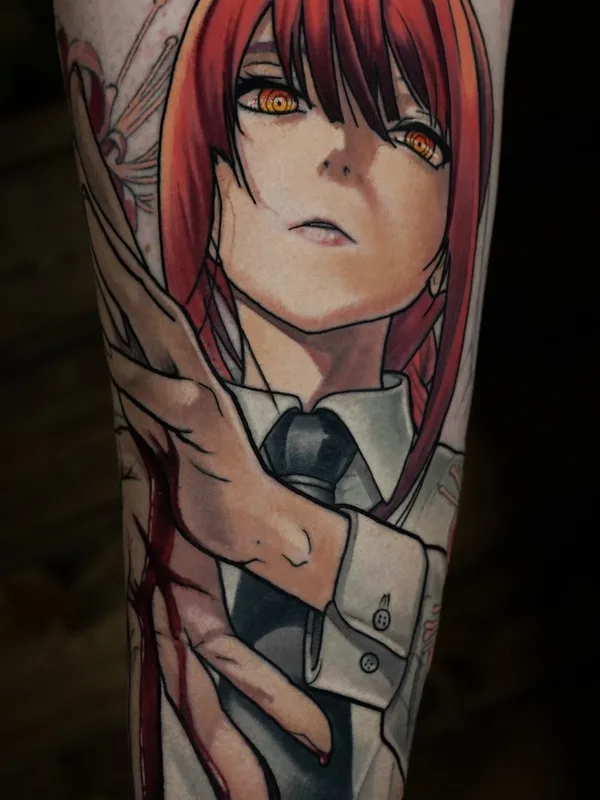 color anime татуировка на forearm #75111 | Тату мастер Maks Vorobei 