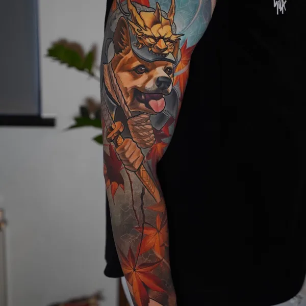 Anime tattoo by Maks Vorobei  in Краснодар