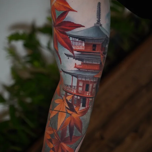Anime tattoo by Maks Vorobei  in Краснодар