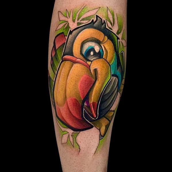 New School tattoo by Всеволод Злая Собака in Владимир
