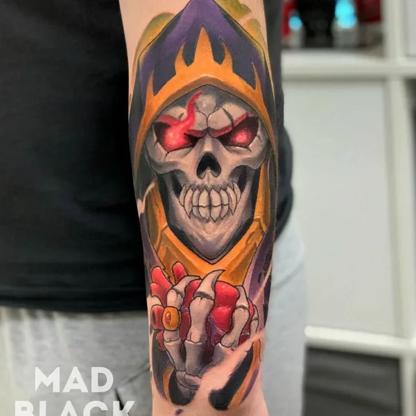 New School tattoo by Всеволод Злая Собака in Владимир