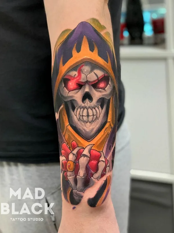 color anime tatuaje en forearm #45434 | Tatuador Всеволод Злая Собака
