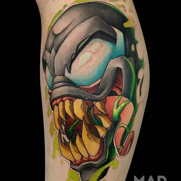 New School tattoo by Всеволод Злая Собака in Владимир