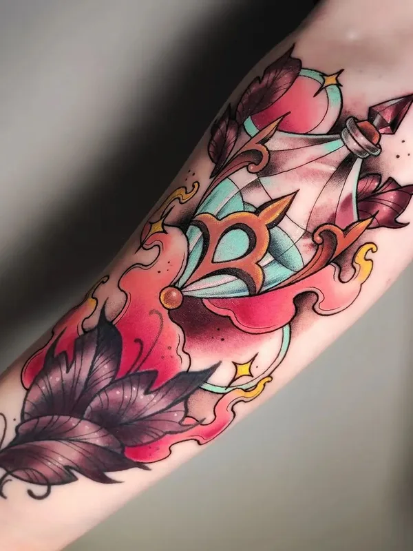 color neo traditional tatuaje en forearm #45448 | Tatuador Елена Апасова