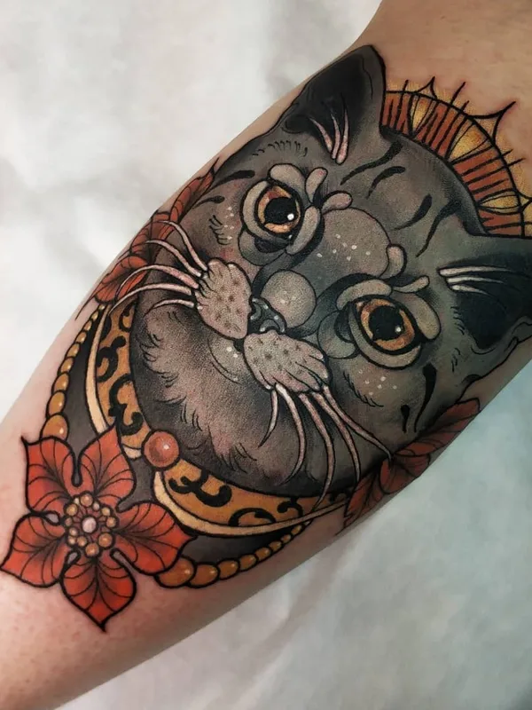color neo traditional tatuaje en forearm #45442 | Tatuador Елена Апасова