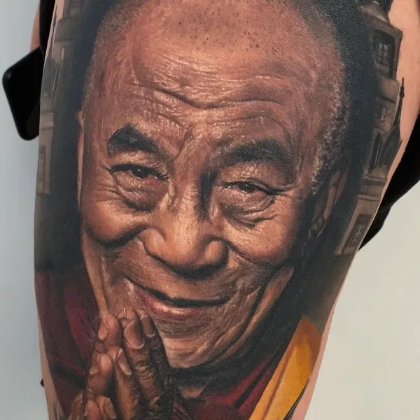 Портретная tattoo by Настя Набока in Москва