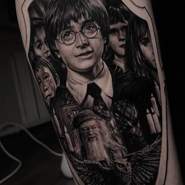 Портретная tattoo by Настя Набока in Москва