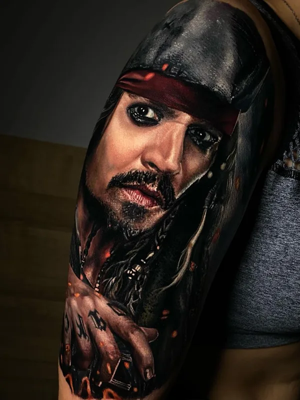 color realism татуировка на full sleeve #45460 | Тату мастер Настя Набока