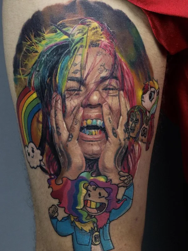 color realism татуировка на thigh #45456 | Тату мастер Настя Набока