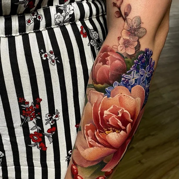 Портретная tattoo by Настя Набока in Москва