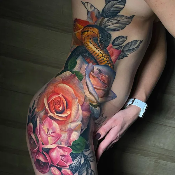 Портретная tattoo by Настя Набока in Москва