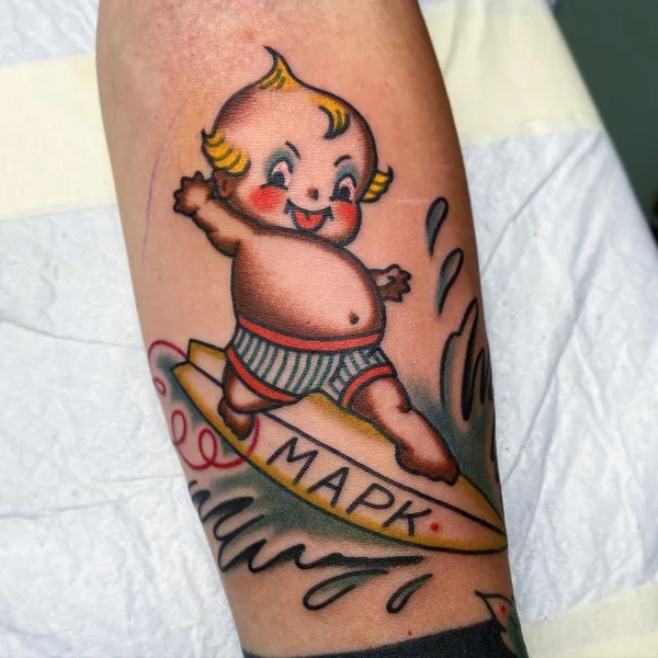 Old School tattoo by Nia Hardcore in Moscow