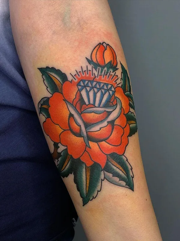 color traditional татуировка на forearm #45477 | Тату мастер Nia Hardcore