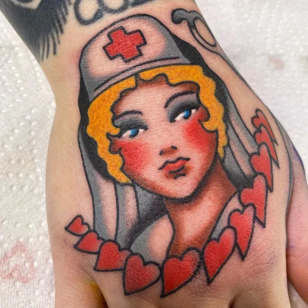 Old School tattoo by Nia Hardcore in Moscow